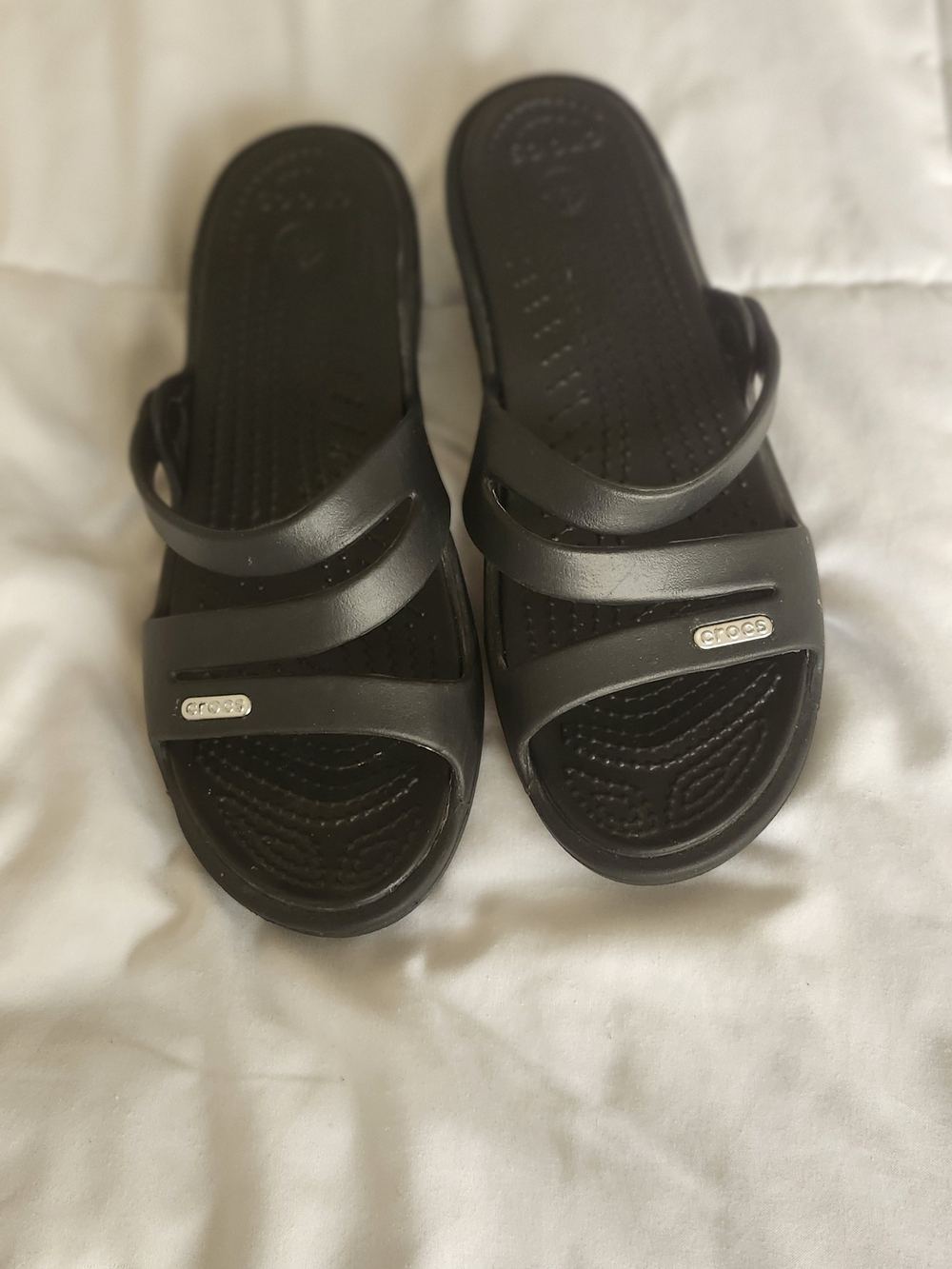 Crocs Black Classic Slide Sandals - Picture 3 of 8
